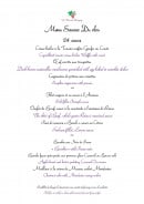 Menu Clos de Mutigny - Menus