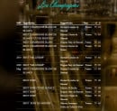 Carte et menu de O délices des papilles à Matignicourt Goncourt — Les champagnes