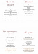 Carte et menu de O délices des papilles à Matignicourt Goncourt — Les menus