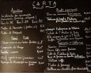 Menu L'Atelier di pasta - exemple de menu