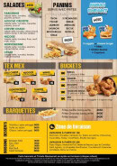 Menu La Cantine - Les salades, paninis, ...