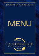 Menu La Nostalgie - Carte et menu La Nostalgie, Jonchery