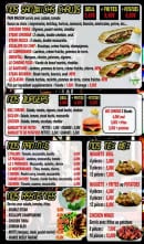 Menu Chrono Food - Sandwichs, burgers, paninis,...