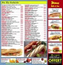 Menu L'Irrésistible - Sandwiches et menus