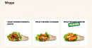 Menu Burger King - Les wraps