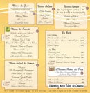 Carte et menu de Auberge de la Fontaine à Villiers sur Suize — Les menus