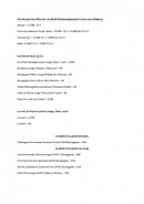 Menu La grange du relais - Les vins page 3