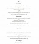 Menu La Montagne - Entrées, poissons, viandes,....