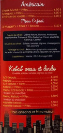 Carte et menu de La Gourmandise Salée à Eurville Bienville — Les sandwichs et nuggets