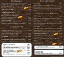 Carte et menu de La Brasserie des Flandres à Laval — Les classiques ,desserts et coupes glacées