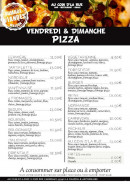 Carte et menu de Au coin d'la rue à La Chapelle Anthenaise — Les pizzas
