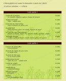 Menu Abracadabra - Les plats