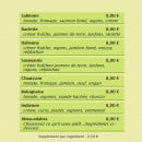 Menu Abracadabra - Les pizzas suite