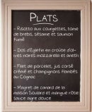 Menu Au Bistronome - Plats