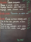 Menu Au Grand Sérieux - Exemple de menu