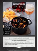 Menu Café Leffe - Carte des moules