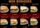 Menu Chicken's - Burgers