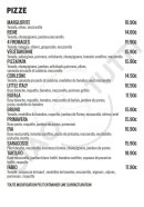 Menu Ciao Tutti - Les pizzas