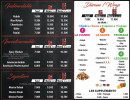 Menu Le Coyote - Les sandwichs et wraps