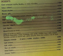 Menu Le Djurdjura - Les desserts