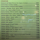 Menu Le Djurdjura - Les couscous