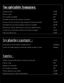 Menu Mon Petit Bouchon - Les spécialités, planches à partager et entrées