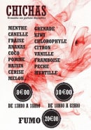Menu Palmedor - Les chichas