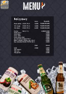 Menu Yom Thai Food - Boissons