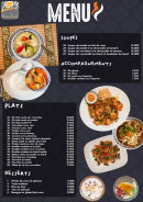 Menu Yom Thai Food - Soupes, plats et desserts