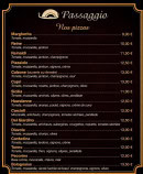Carte et menu de Le Passaggio à Baccarat — Les pizzas