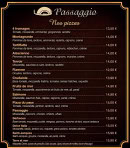 Carte et menu de Le Passaggio à Baccarat — Les pizzas