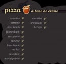 Menu Pizza Grata - les pizzas crème fraiche