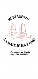 Menu La Baie d'Halong - carte a emporter