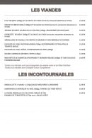 Carte et menu de Au Bercail à Dommartin les Toul — Les viandes et incontournables