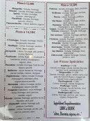 Carte et menu de La Spézia à Toul — Menu 4