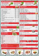 Menu Magnolia - Sandwiches, paninis, salades, ...