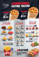 Menu Streat Food - Les tacos