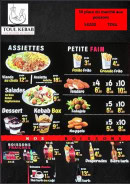 Menu Toul kebab - Les assiettes, petites faims et boissons,...