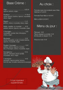 Menu O'Break - Les pizzas (suite)