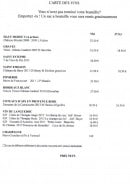 Menu Restaurant Le Pompéen - Les vins (suite)
