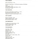 Menu La Diligence - Les entrées, poissons...
