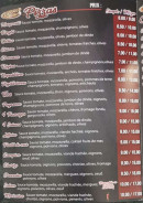 Menu Le Couzzzin - Les pizzas