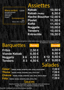 Carte et menu de Le Snack Du Loup à Cirey sur Vezouze — Les salades, assiettes et barquettes,...
