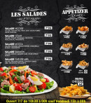 Menu Au p'tit naan - Les salades et tex mex