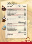 Menu La Médina - Les tajines