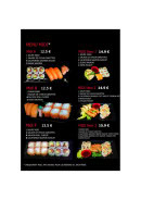 Carte et menu de Monsieur FUJI Sushi & Bubble Tea à Vandoeuvre les Nancy — Menu midi