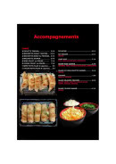 Carte et menu de Monsieur FUJI Sushi & Bubble Tea à Vandoeuvre les Nancy — Accompagnements