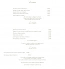 Menu Le Chalet - Les entrées, viandes, ...