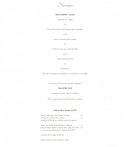 Menu Le Chalet - Les menus