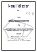 Carte et menu de L'auberge du fort à Bainville sur Madon — Menu 26,90€